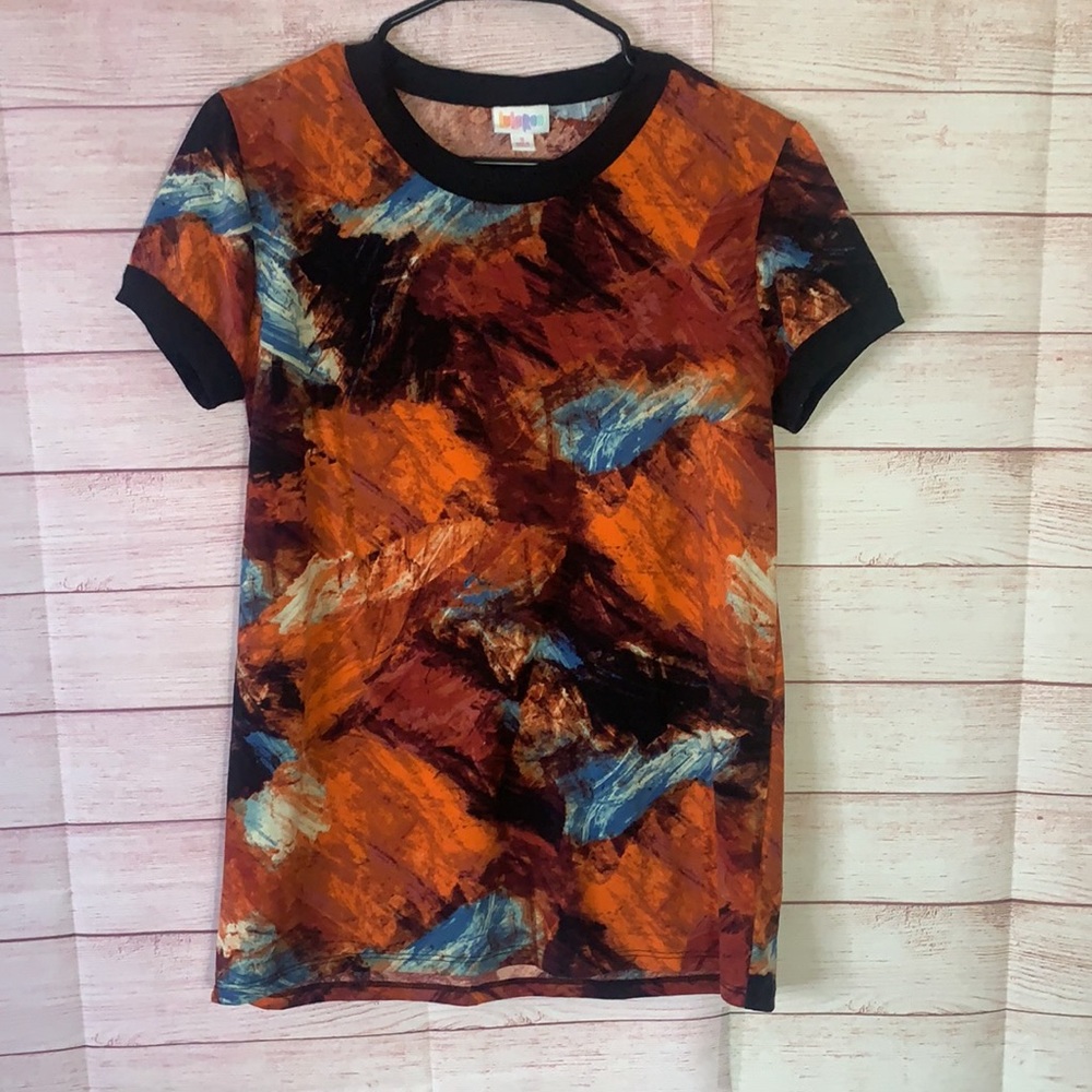 LulaRoe Tie Dye Short Sleeve T-Shirt Size Small